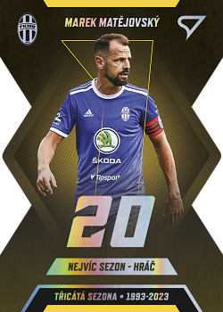 Marek Matejovsky Mlada Boleslav SportZoo FORTUNA:LIGA 2022/23 2. serie Tricata Sezona F:L #TS-10